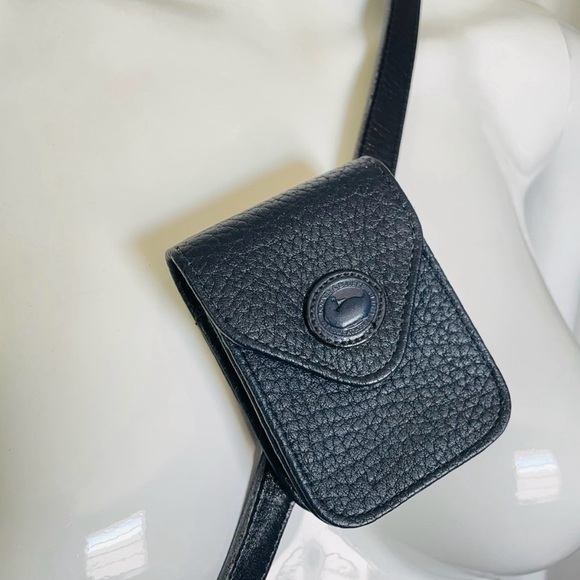 Dooney & Bourke all weather leather Snap Button Strap Caddy Purse bag accessory - Picture 3 of 15